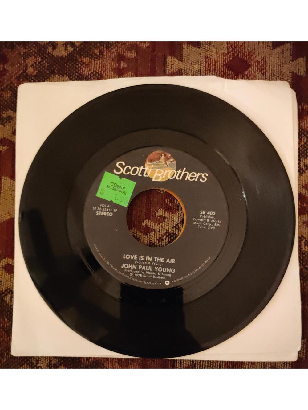 John Paul Young -Love Is In The Air/Where The Action Is-45